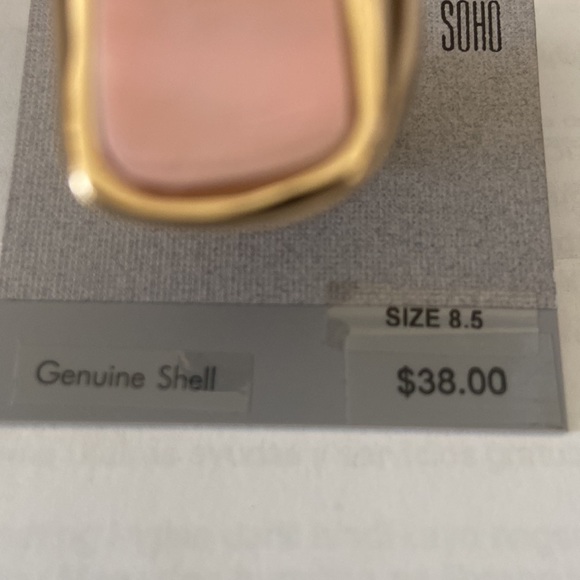 Robert Lee Morris Soho Shell Cocktail Ring - Picture 5 of 5